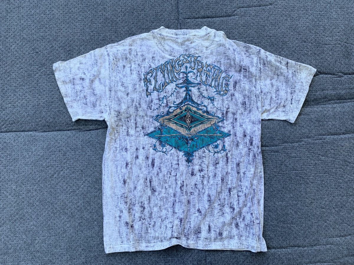 Vintage Vintage 90s Flying Surfing Ful Print T Shirt Size US XS / EU 42 / 0 - 5 Thumbnail