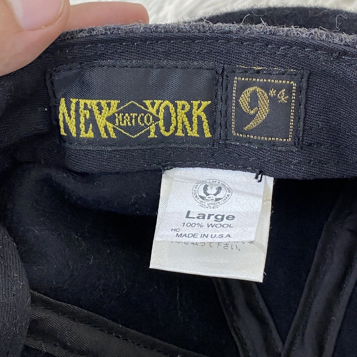 Product Of New York New York Hat Co Wool Large Flat Cap Size ONE SIZE - 7 Thumbnail