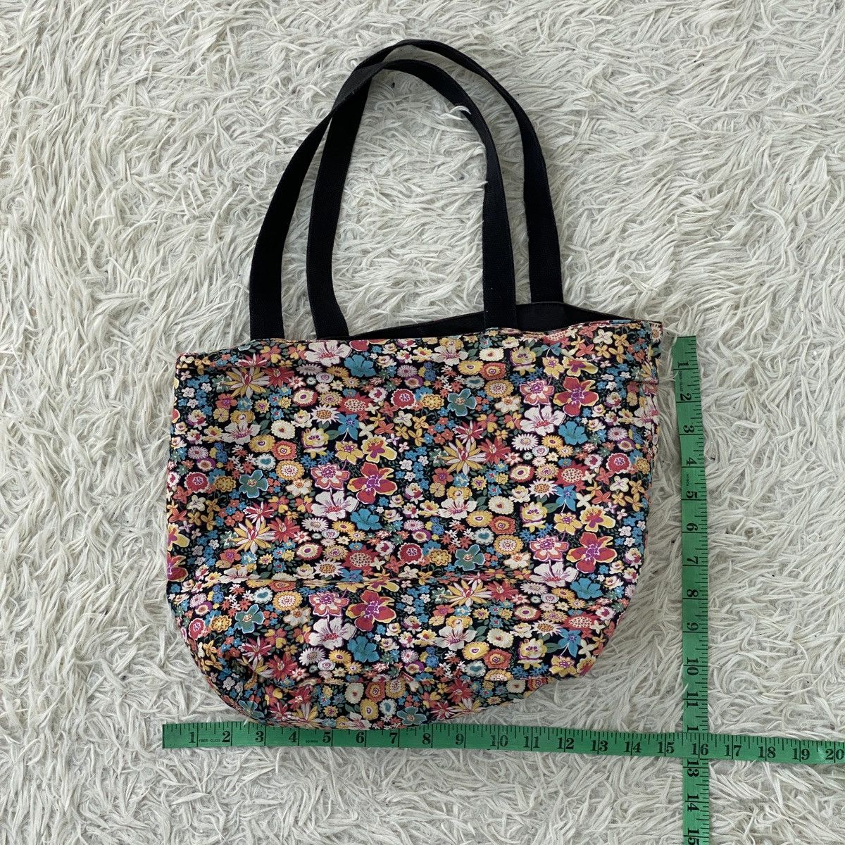 SHIPS 🔥LAST PRICE🔥Ships Japan Black/Flowering Reversible Totebag Size ONE SIZE - 8 Thumbnail
