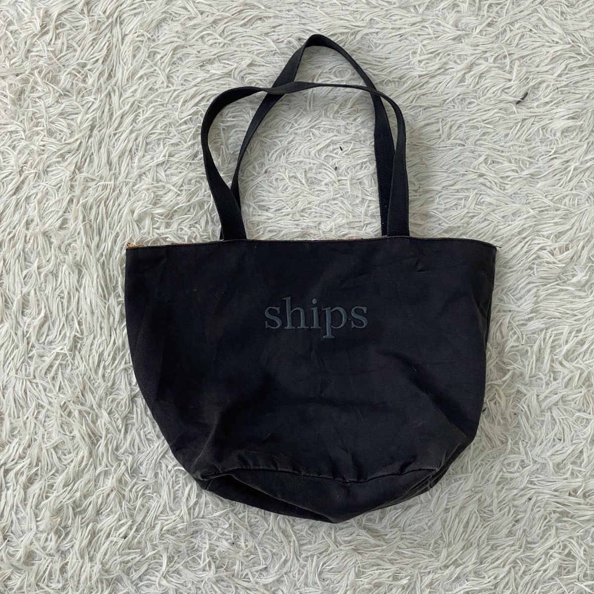 SHIPS 🔥LAST PRICE🔥Ships Japan Black/Flowering Reversible Totebag Size ONE SIZE - 3 Thumbnail