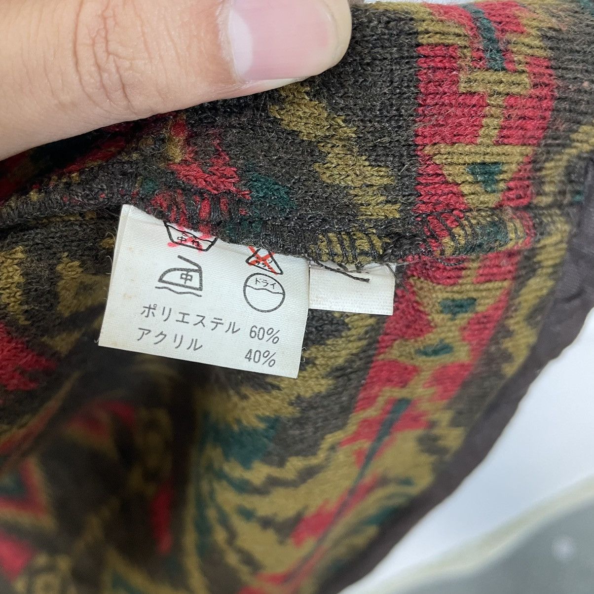 Japanese Brand Native Navajo Fleece Button Up Jacket Size M / US 6-8 / IT 42-44 - 17 Thumbnail