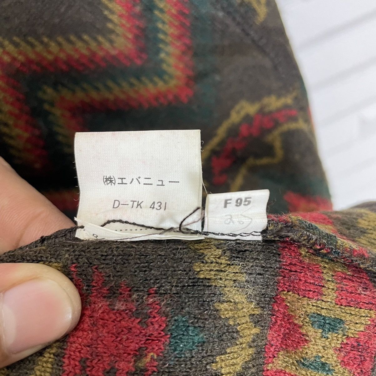 Japanese Brand Native Navajo Fleece Button Up Jacket Size M / US 6-8 / IT 42-44 - 18 Thumbnail