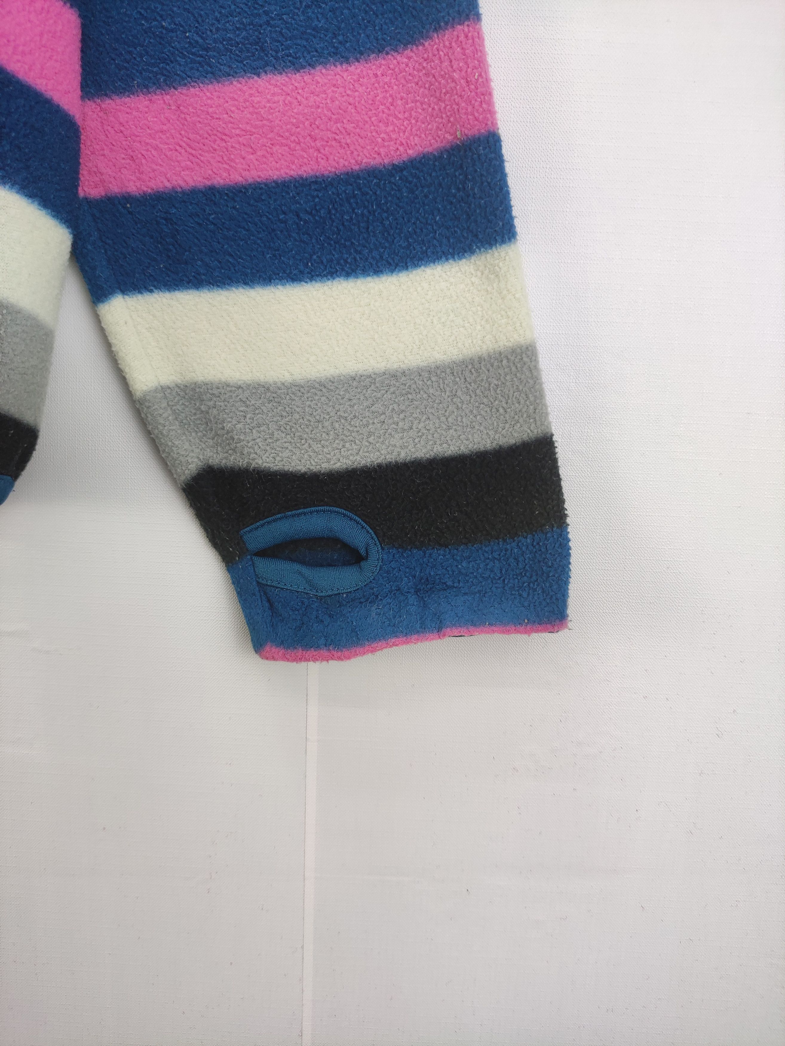 Japanese Brand Vintage Sweater Fleece Striped Hoodie Size US M / EU 48-50 / 2 - 3 Thumbnail