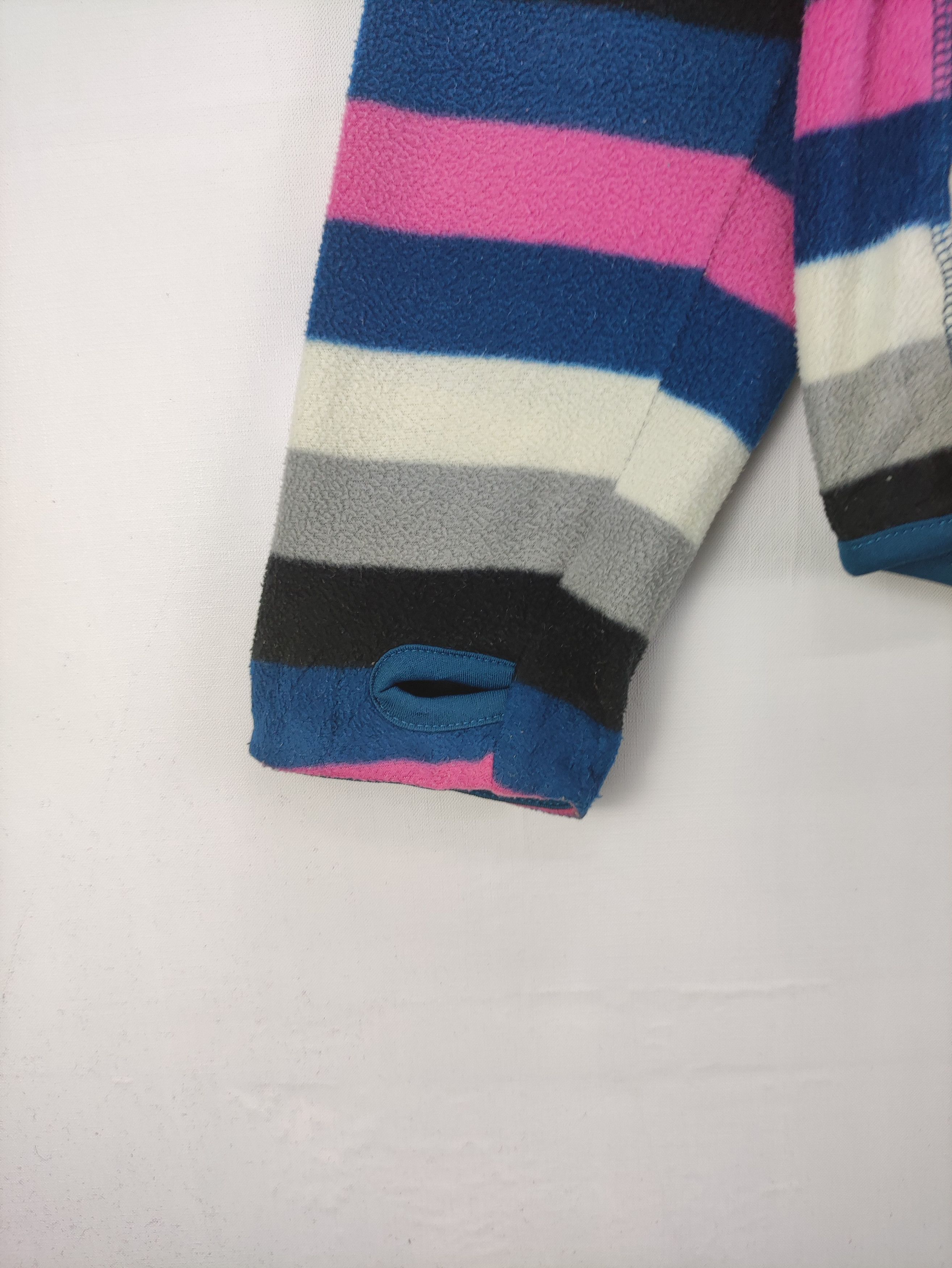 Japanese Brand Vintage Sweater Fleece Striped Hoodie Size US M / EU 48-50 / 2 - 2 Thumbnail
