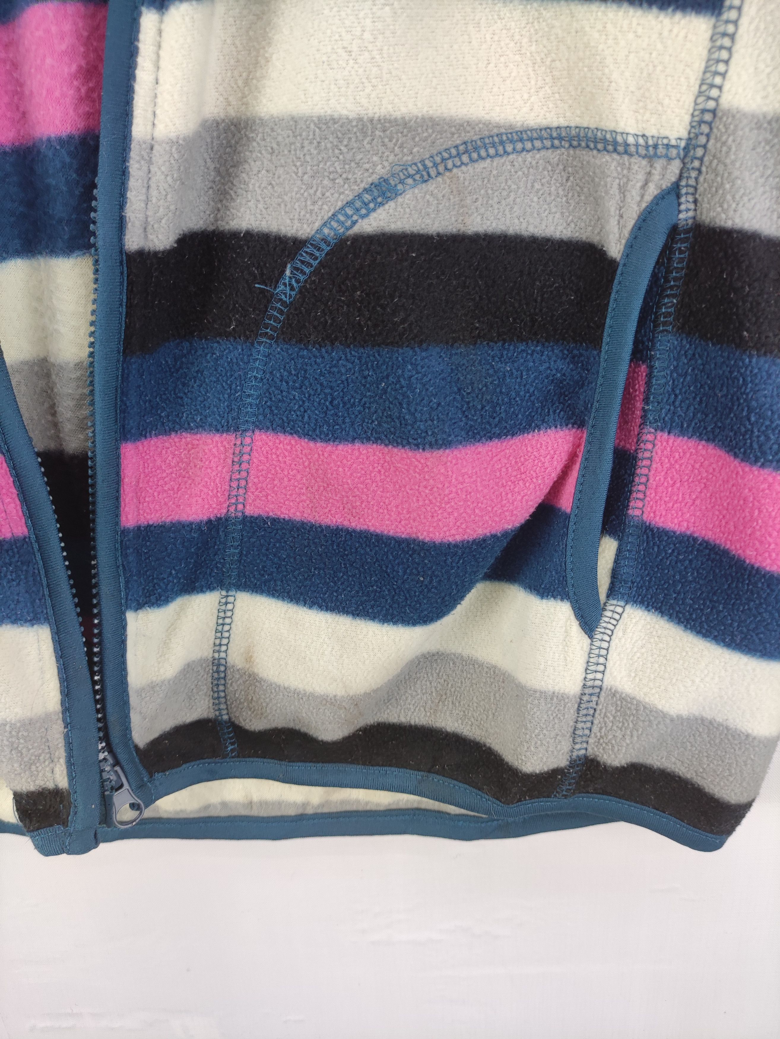 Japanese Brand Vintage Sweater Fleece Striped Hoodie Size US M / EU 48-50 / 2 - 5 Thumbnail
