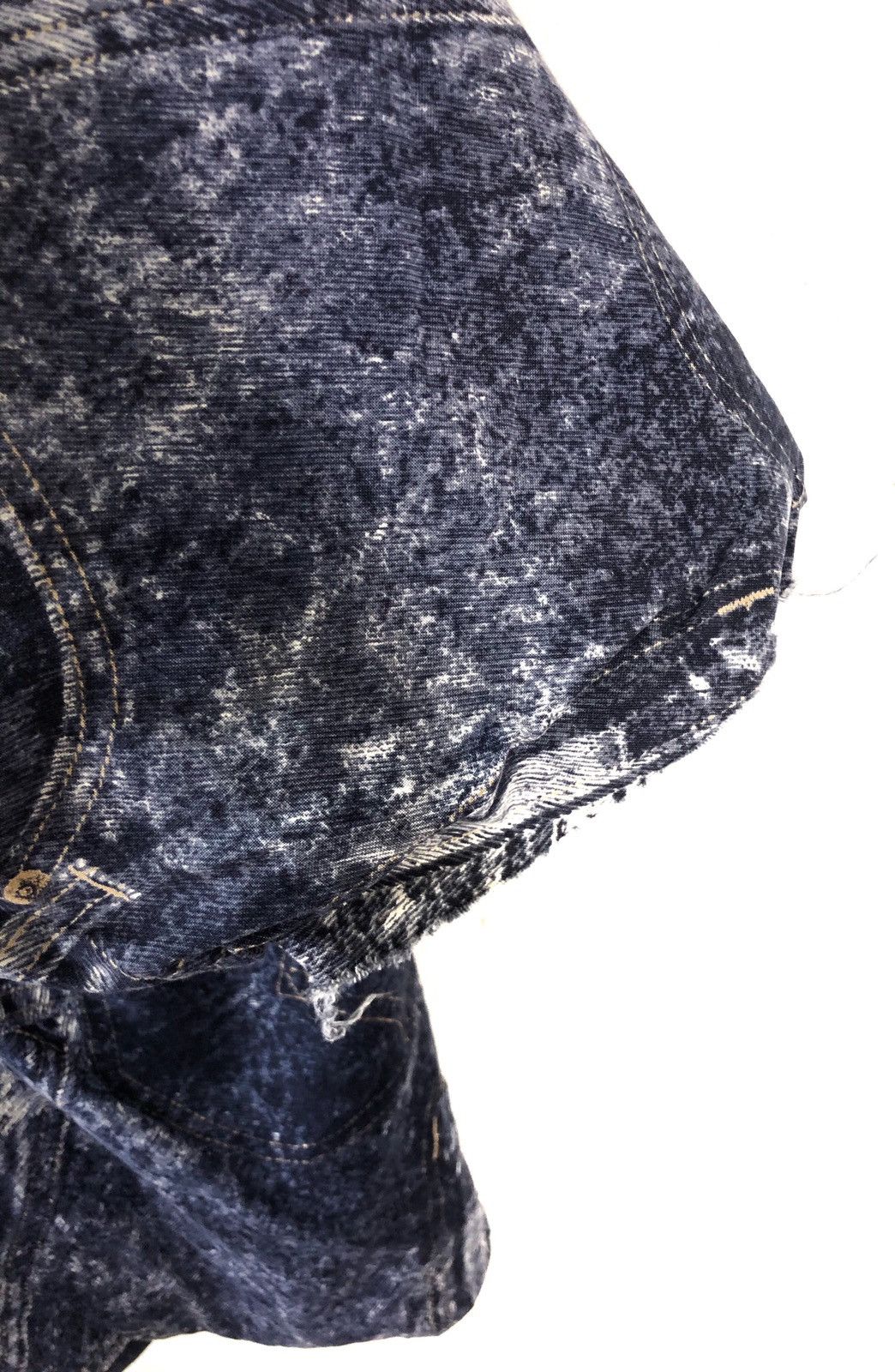 Indigo × Japanese Brand Kimono Denim Print Japan Traditional Wear Custom Build cw21 Size US L / EU 52-54 / 3 - 4 Thumbnail