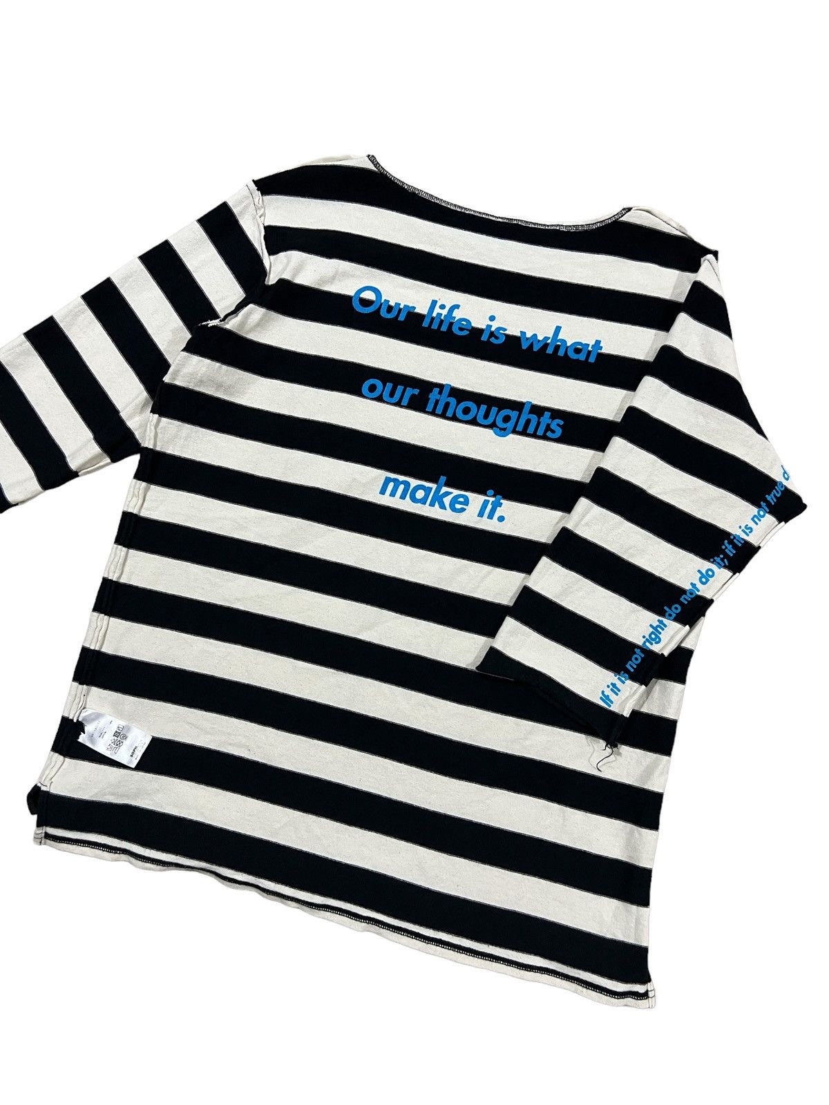 20471120 Uniform Experiment 🇯🇵 Rockabilly Stripe Poems "Thought" Size US M / EU 48-50 / 2 - 1 Thumbnail