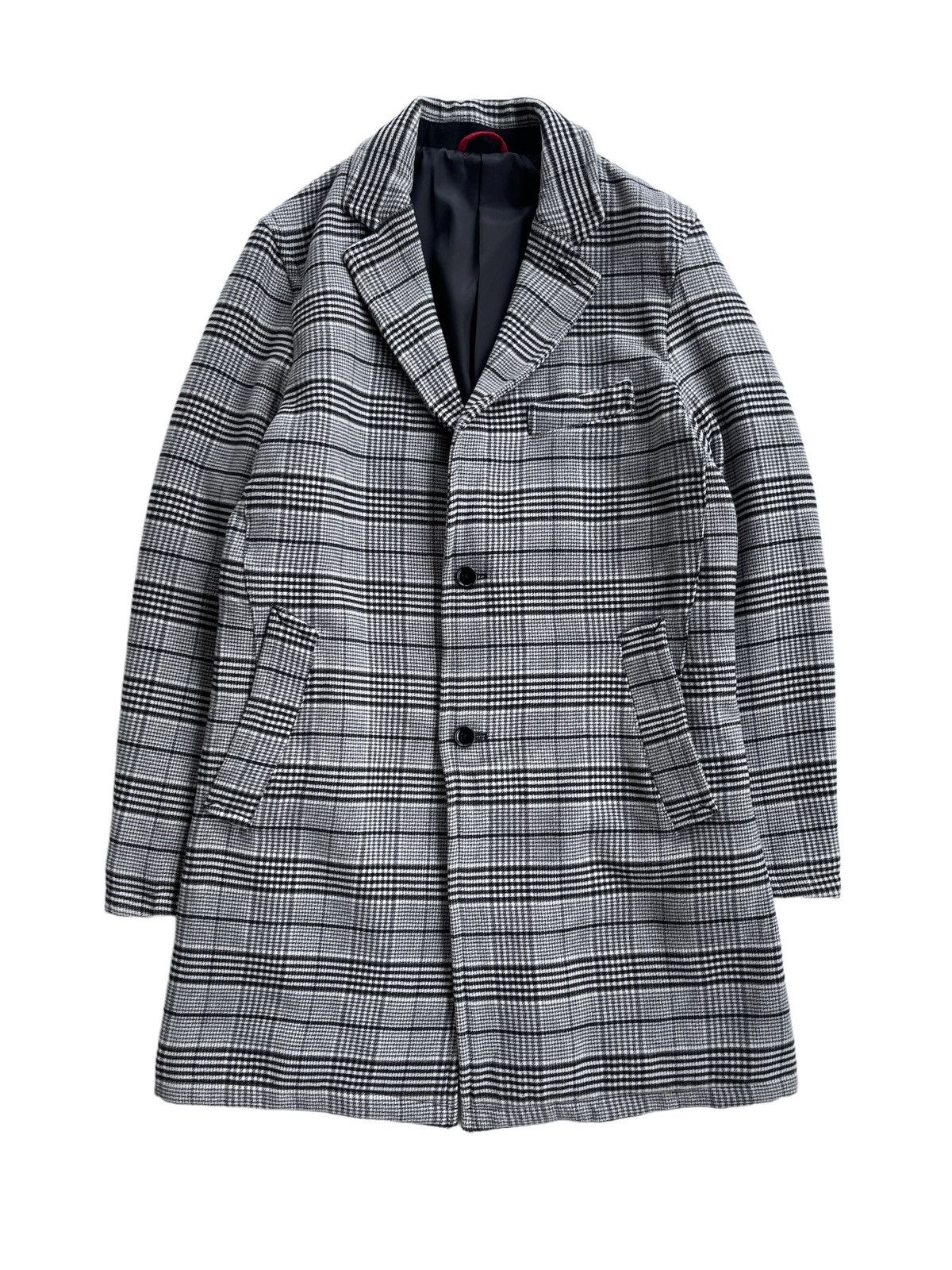 Beams Plus Beams Heart Checked Car Coat Size L / US 10 / IT 46 - 1 Thumbnail