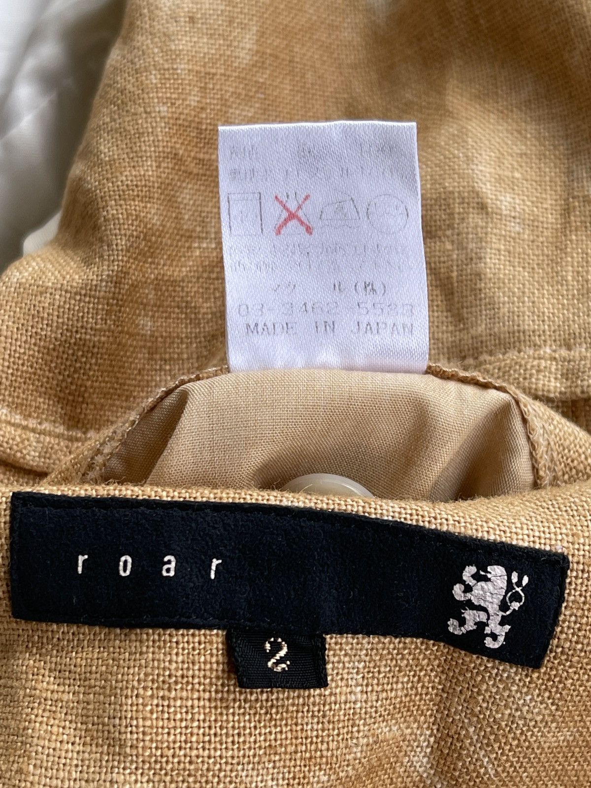 Japanese Brand Roar Acidwash Linen Jacket Size US S / EU 44-46 / 1 - 9 Thumbnail