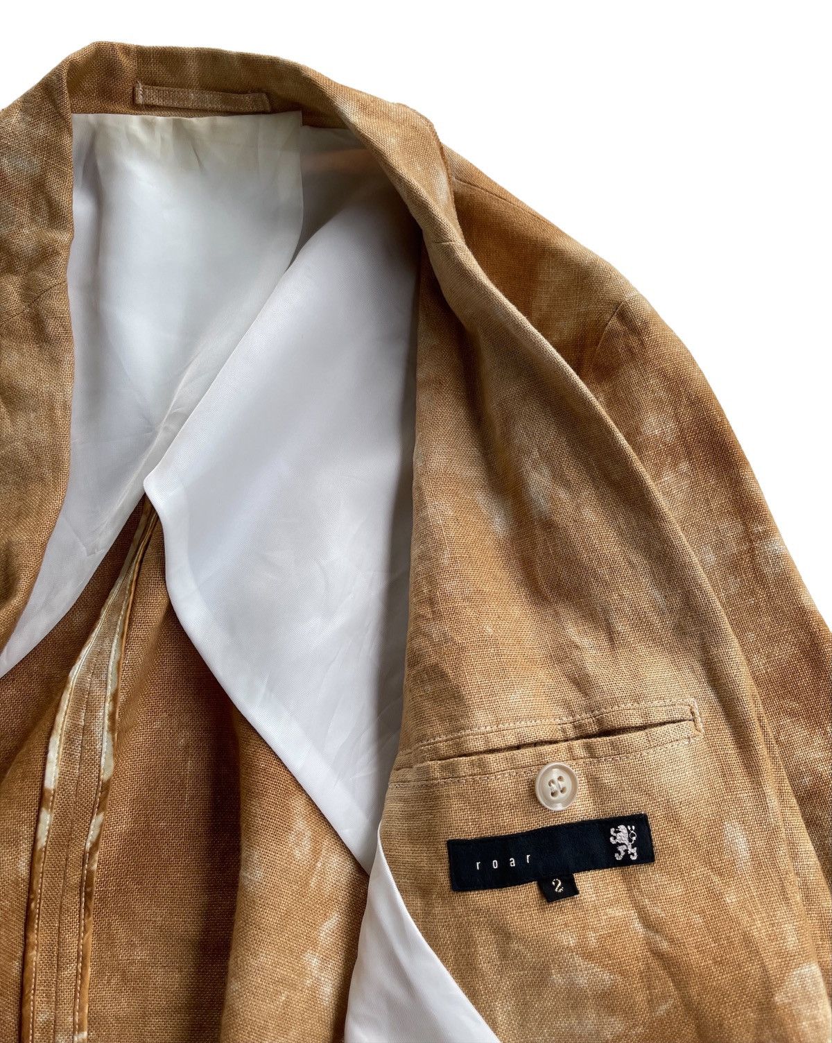 Japanese Brand Roar Acidwash Linen Jacket Size US S / EU 44-46 / 1 - 8 Thumbnail