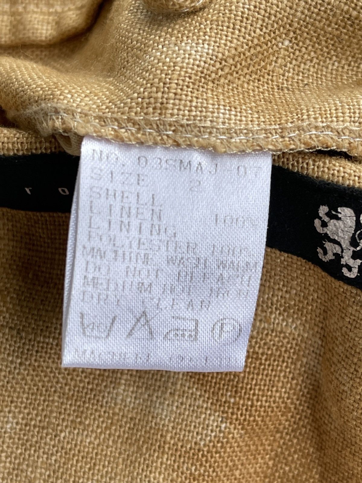 Japanese Brand Roar Acidwash Linen Jacket Size US S / EU 44-46 / 1 - 10 Thumbnail