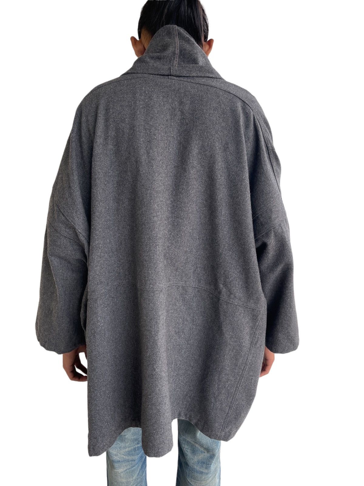 BASISBROEK Basisbroek Shawl Button Less Jacket Coat Size L / US 10 / IT 46 - 3 Thumbnail