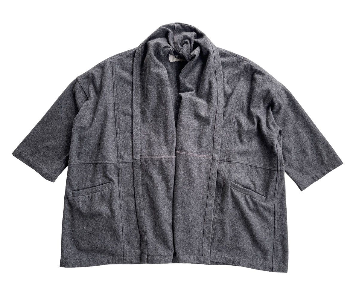 BASISBROEK Basisbroek Shawl Button Less Jacket Coat Size L / US 10 / IT 46 - 4 Thumbnail