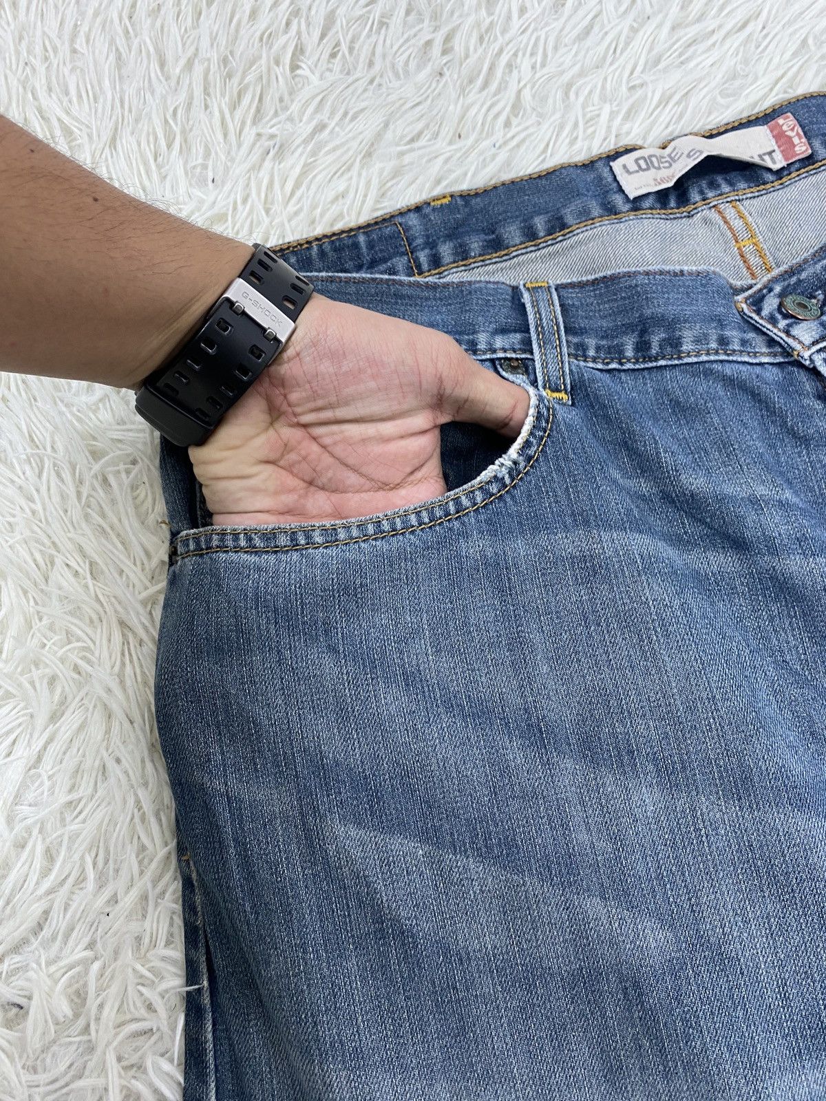 Levi's 🔥LAST PRICE🔥 Levi’s 569 Loose Straight Jeans Size US 38 / EU 54 - 5 Thumbnail