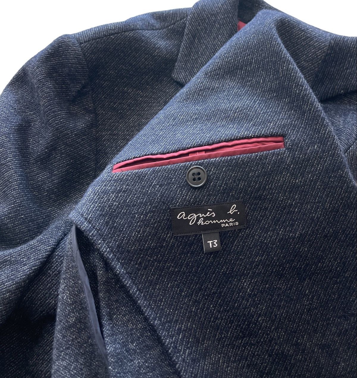 agnes b. Agnes B. homme Cotton Hair Coat Jacket Size US M / EU 48-50 / 2 - 3 Thumbnail