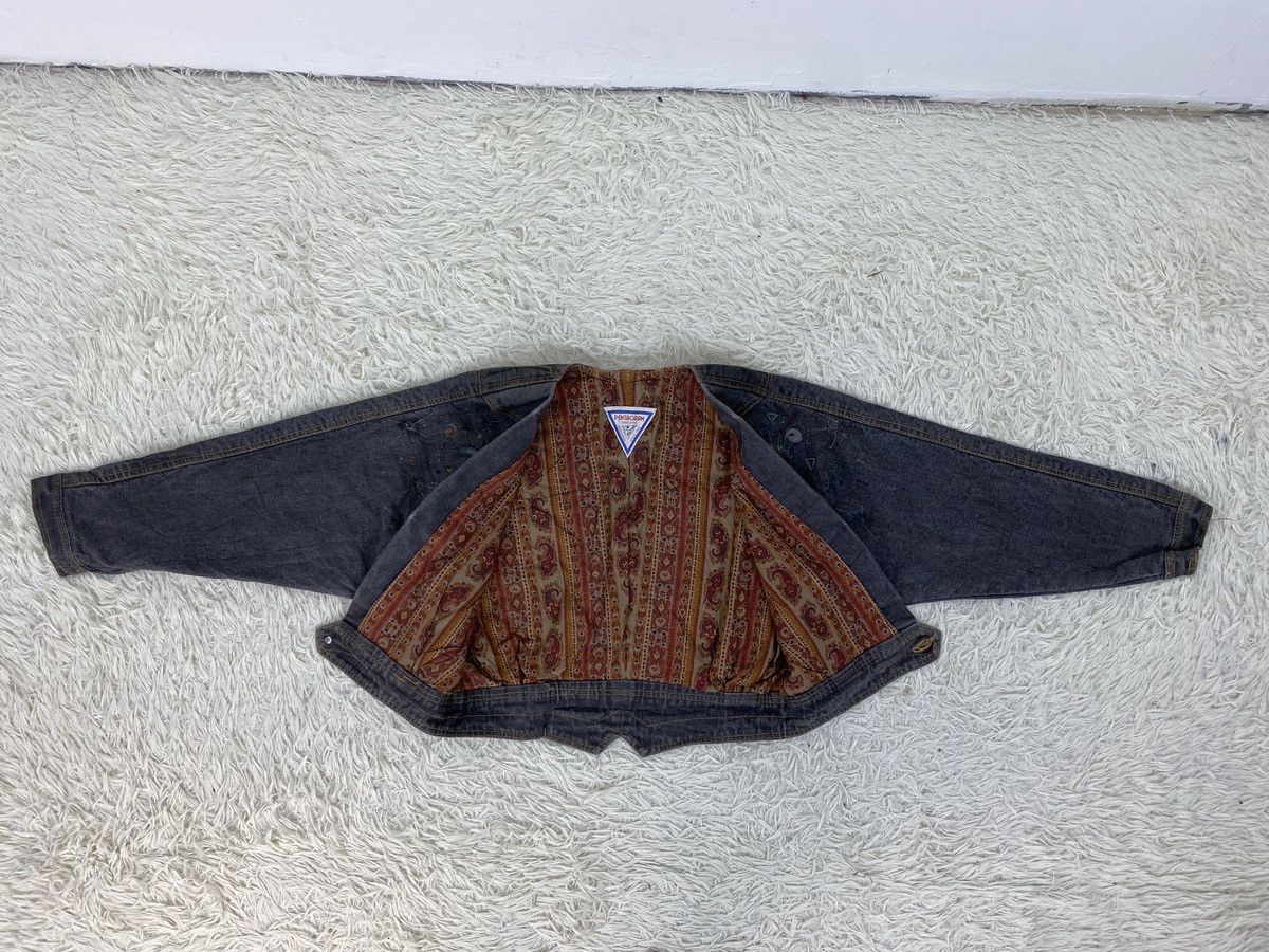 Other Pentagram Bandana Inner Crop Denim Jacket Size M / US 6-8 / IT 42-44 - 11 Thumbnail