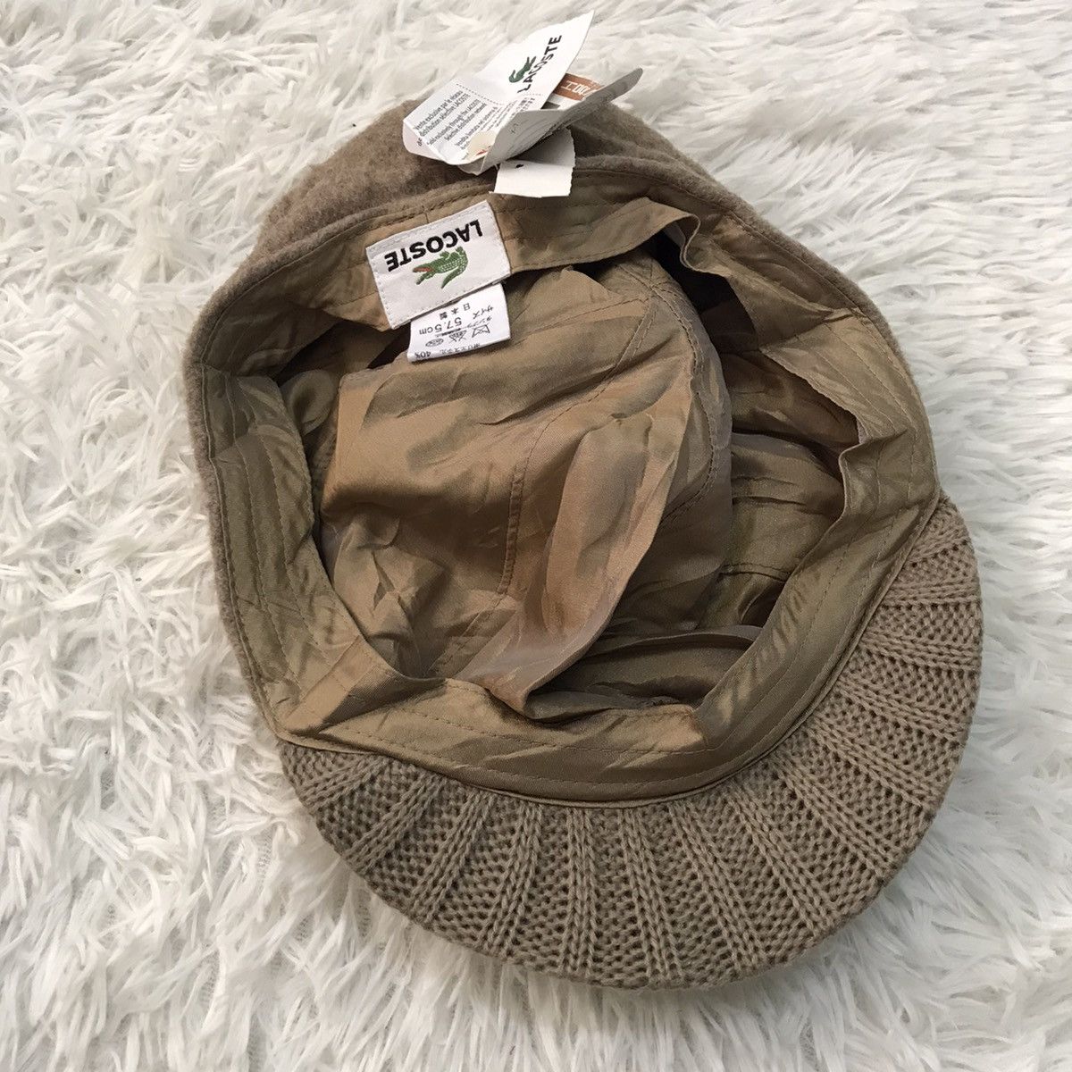 Japanese Brand Lacoste hat snow cap made in Japan Size ONE SIZE - 4 Thumbnail