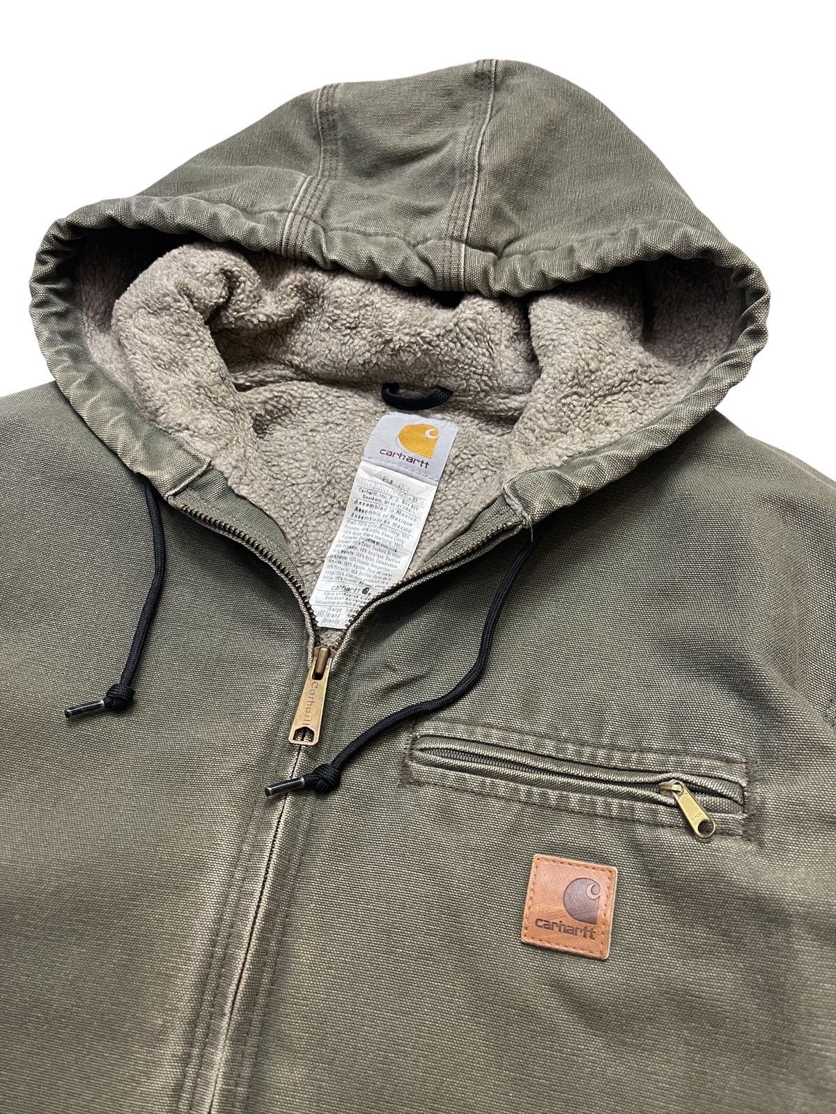 Carhartt Vintage J141 ARG Carhartt Sherpa Distressed Jacket Size US L / EU 52-54 / 3 - 10 Thumbnail
