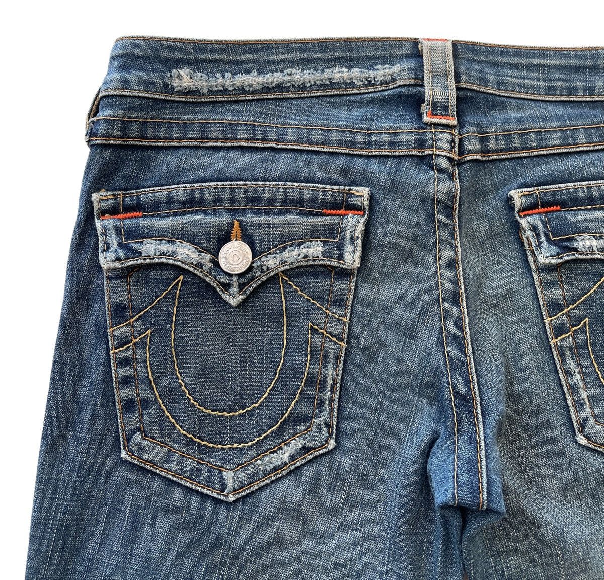 True Religion True Religion Twisted Flare Rusty Denim Made in Usa Size 32" / US 10 / IT 46 - 6 Thumbnail