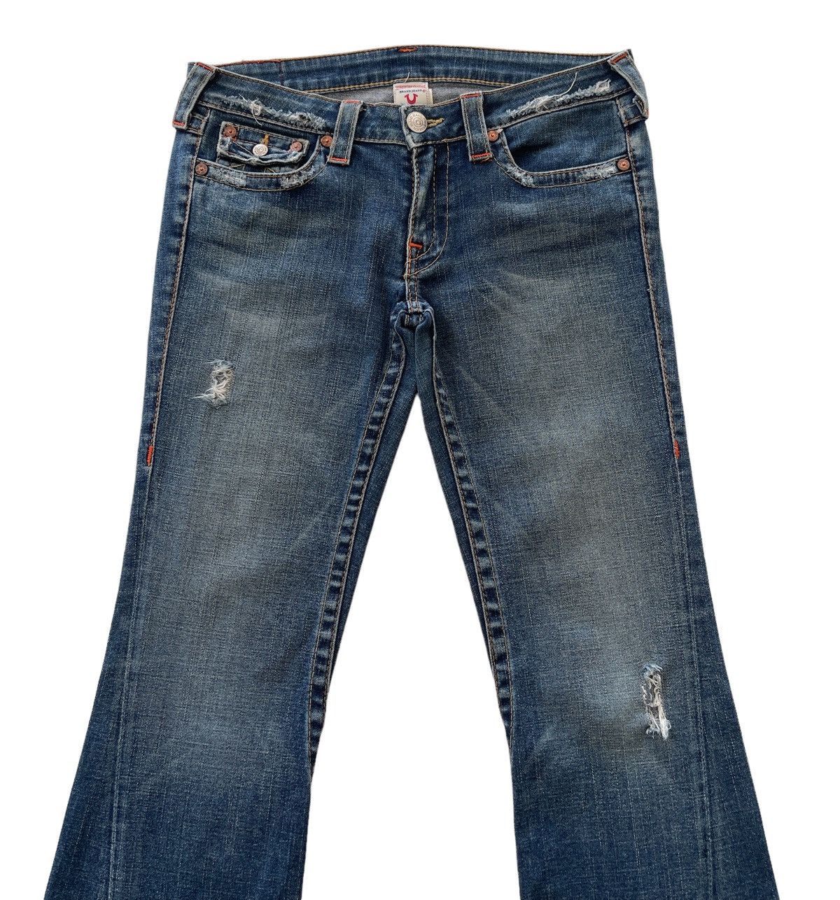 True Religion True Religion Twisted Flare Rusty Denim Made in Usa Size 32" / US 10 / IT 46 - 3 Thumbnail