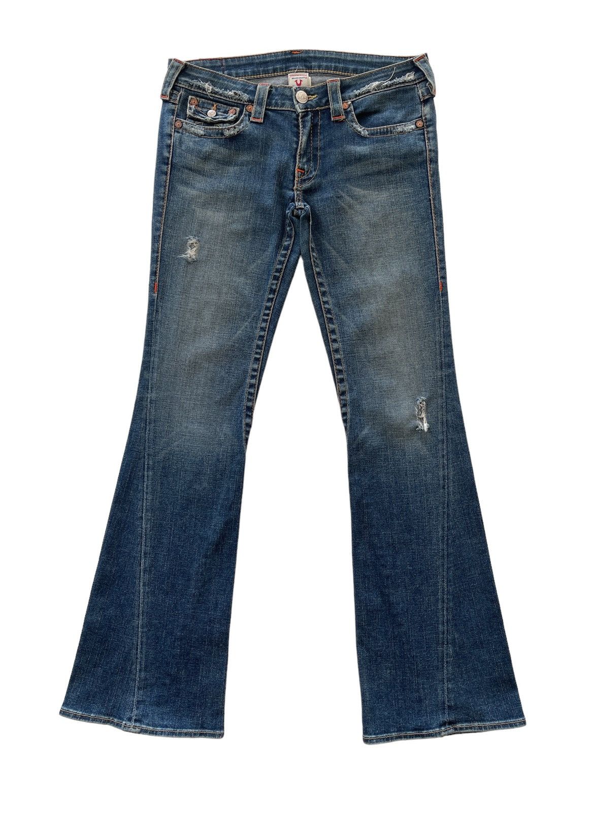 True Religion True Religion Twisted Flare Rusty Denim Made in Usa Size 32" / US 10 / IT 46 - 1 Thumbnail