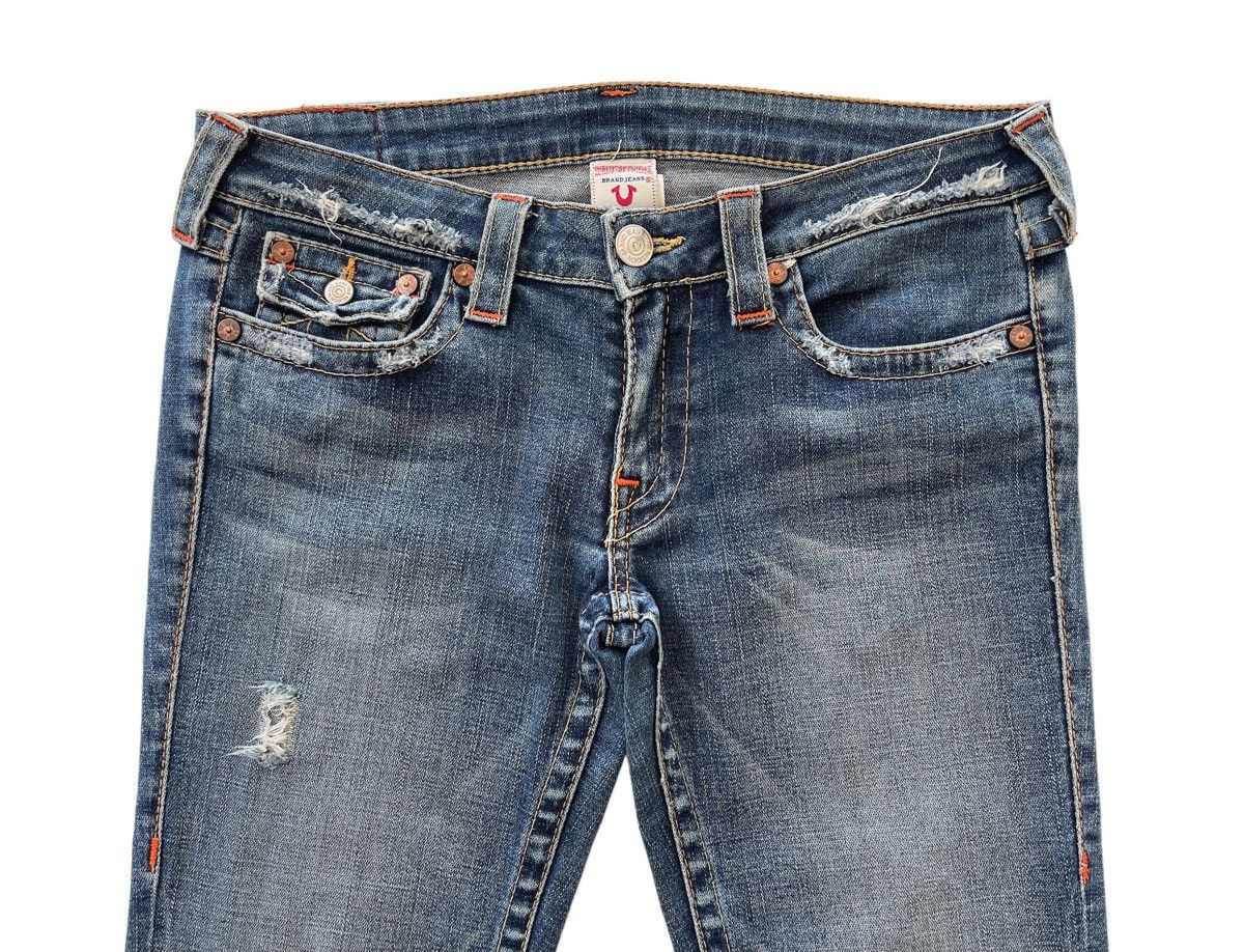 True Religion True Religion Twisted Flare Rusty Denim Made in Usa Size 32" / US 10 / IT 46 - 5 Thumbnail