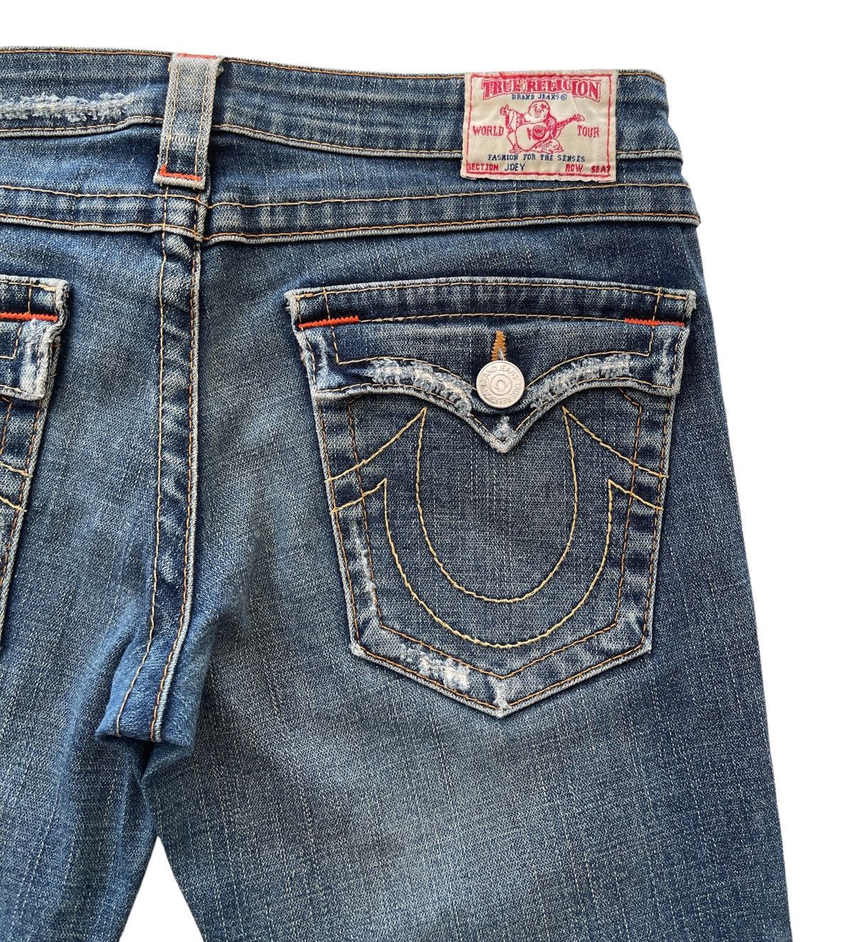 True Religion True Religion Twisted Flare Rusty Denim Made in Usa Size 32" / US 10 / IT 46 - 7 Thumbnail