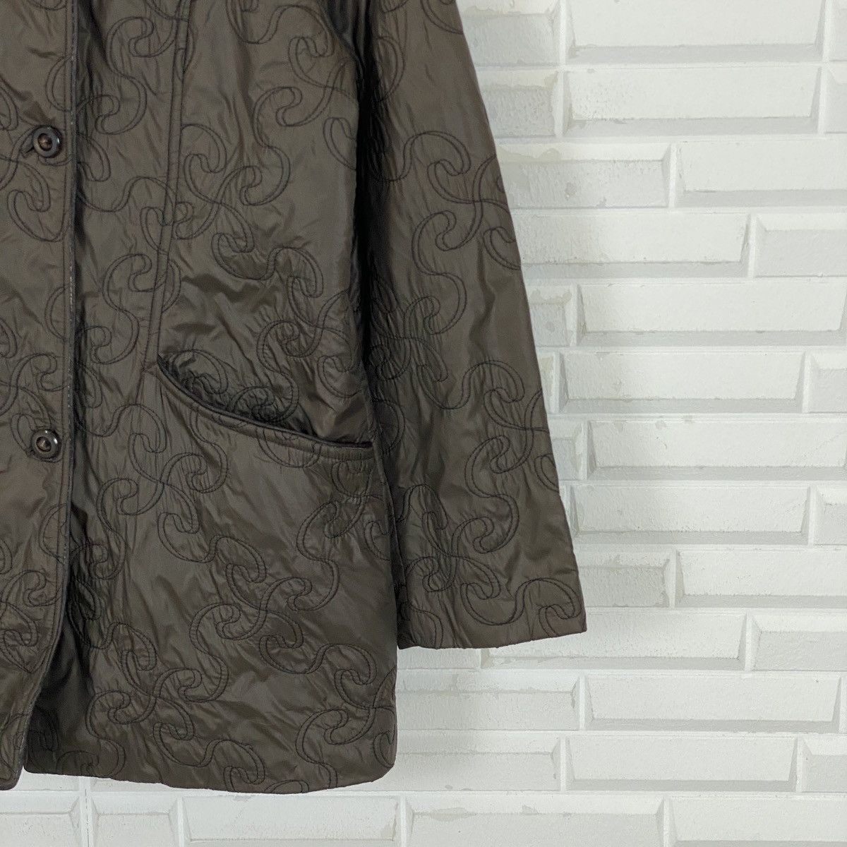 Designer Italian Designer Floral Patches Jacket Size M / US 6-8 / IT 42-44 - 5 Thumbnail