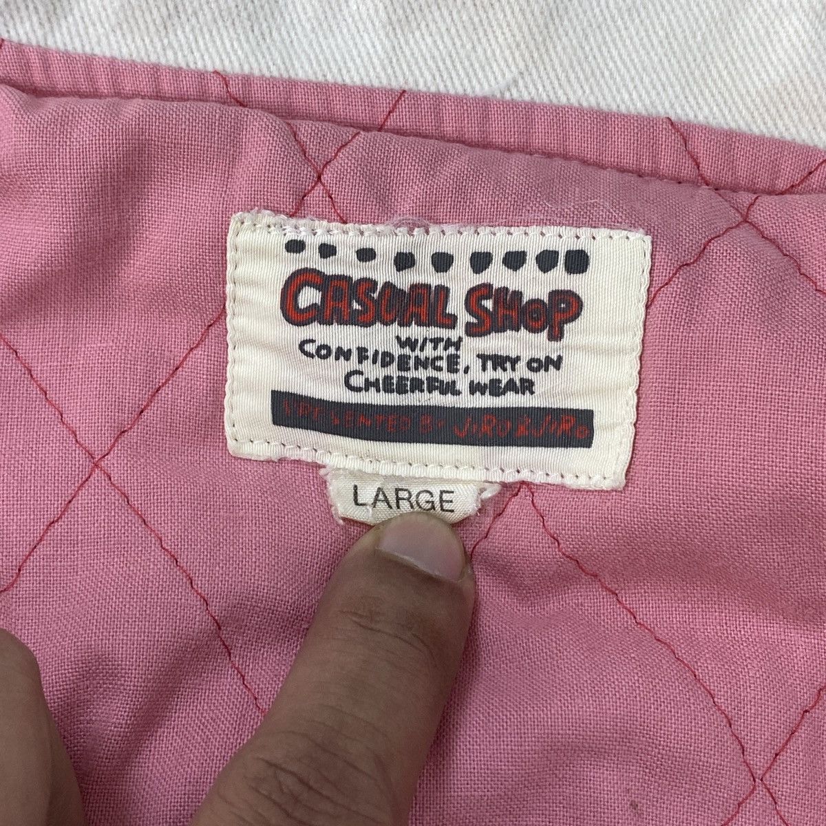 Japanese Brand 🔥LAST PRICE🔥 Staff Japanese Embossed Large Jacket Size US L / EU 52-54 / 3 - 12 Thumbnail