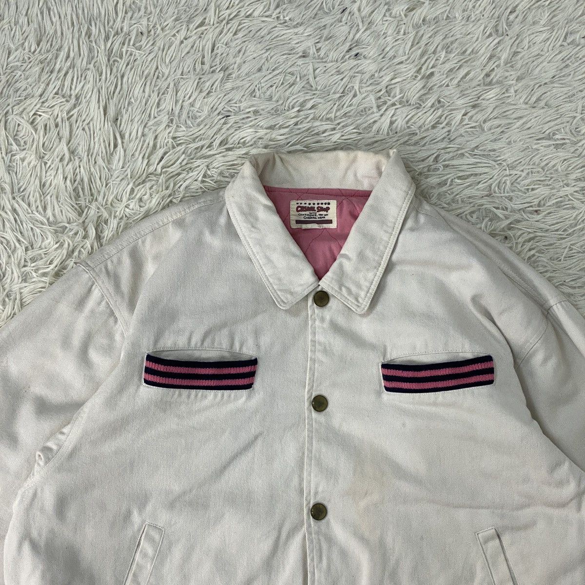 Japanese Brand 🔥LAST PRICE🔥 Staff Japanese Embossed Large Jacket Size US L / EU 52-54 / 3 - 4 Thumbnail