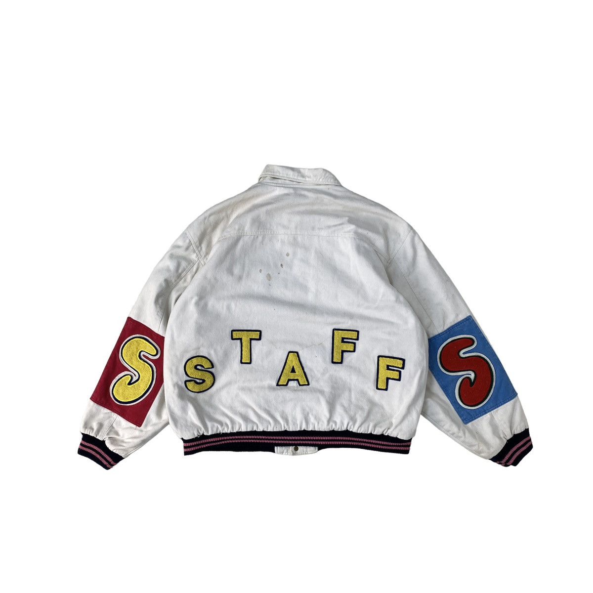 Japanese Brand 🔥LAST PRICE🔥 Staff Japanese Embossed Large Jacket Size US L / EU 52-54 / 3 - 1 Thumbnail