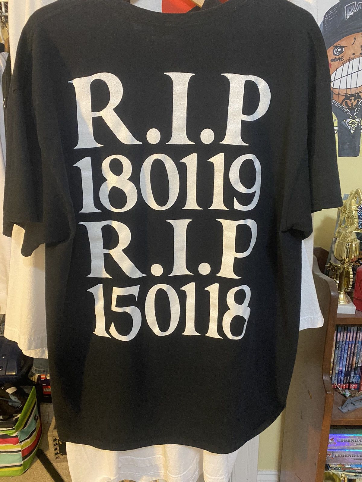 AWGE × Playboi Carti Playboi Carti Die Lit Tour REST IN PEACE tee 