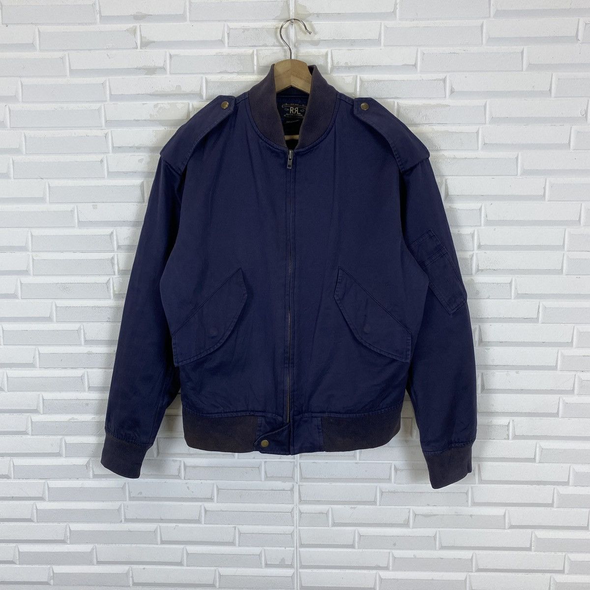 Ralph Lauren Ralph Lauren Double RL Bomber Tactical Jacket Size US S / EU 44-46 / 1 - 2 Thumbnail