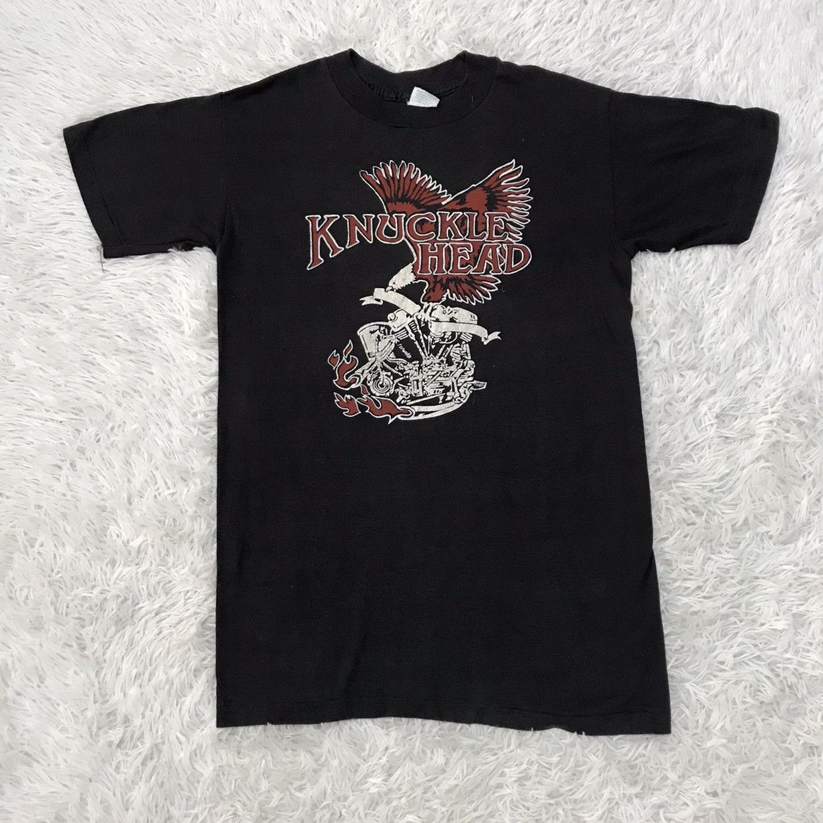 Vintage Vintage knuckle head tshirt made in USA Size US S / EU 44-46 / 1 - 20 Thumbnail