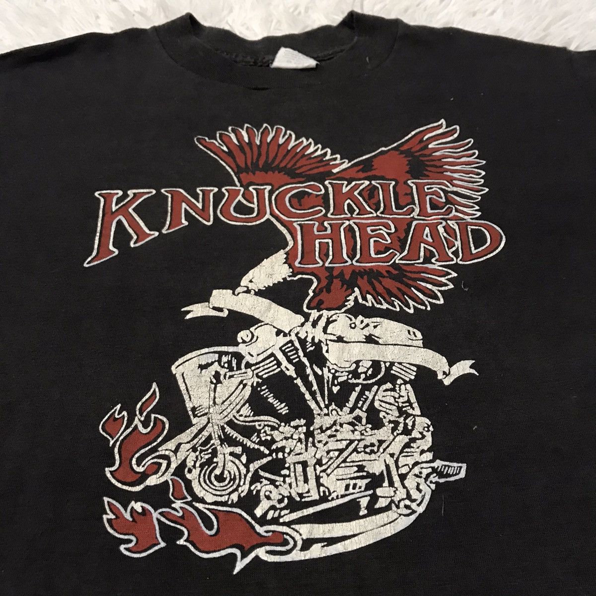 Vintage Vintage knuckle head tshirt made in USA Size US S / EU 44-46 / 1 - 10 Thumbnail