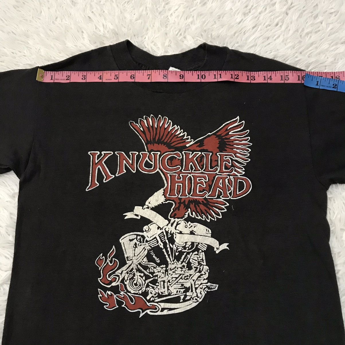 Vintage Vintage knuckle head tshirt made in USA Size US S / EU 44-46 / 1 - 4 Thumbnail
