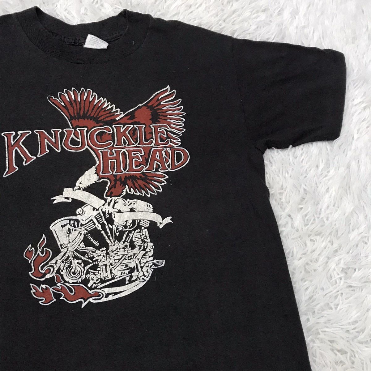 Vintage Vintage knuckle head tshirt made in USA Size US S / EU 44-46 / 1 - 9 Thumbnail