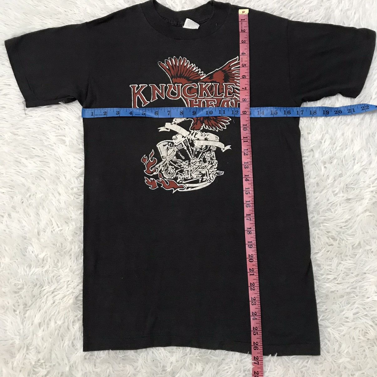 Vintage Vintage knuckle head tshirt made in USA Size US S / EU 44-46 / 1 - 3 Thumbnail