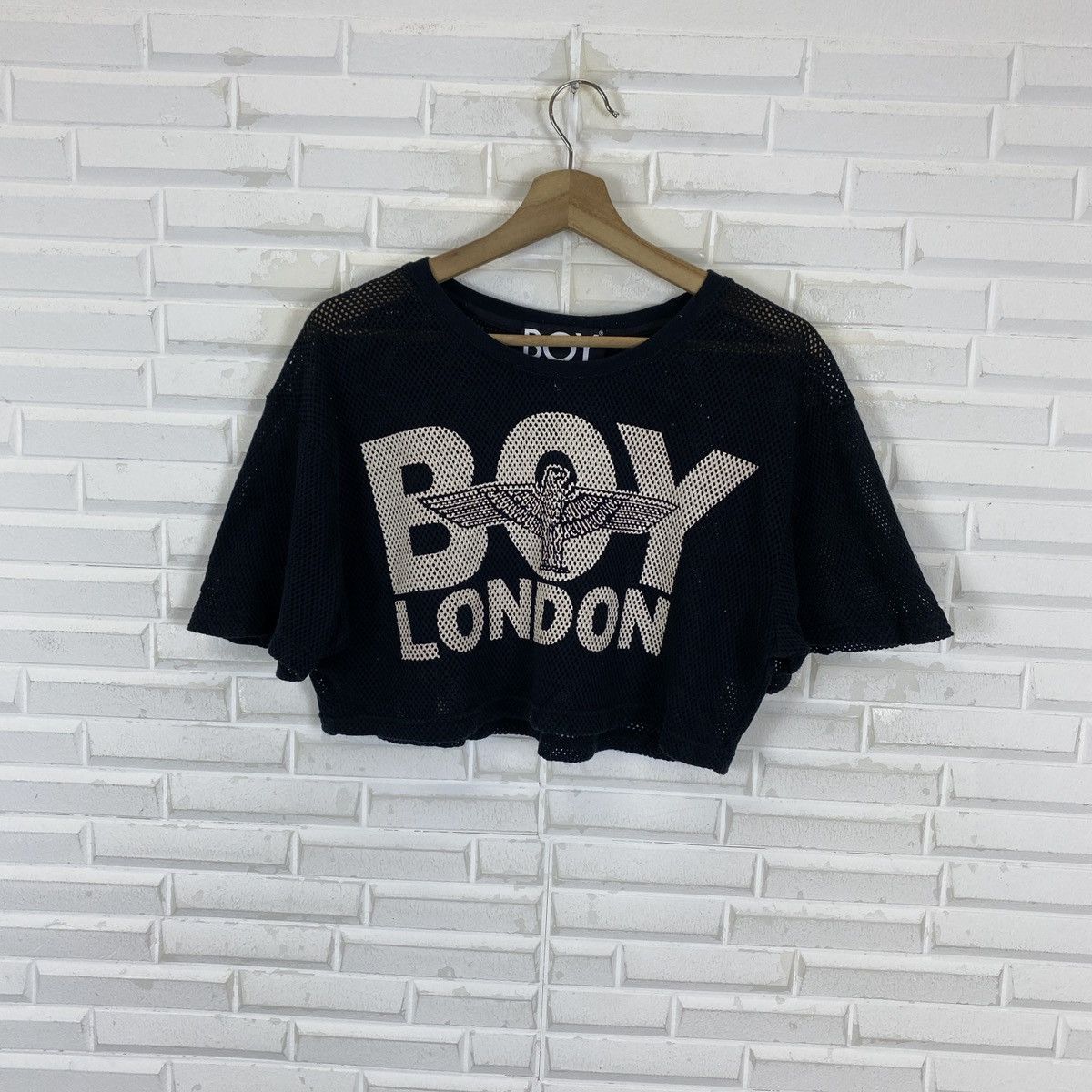 Boy London Boy London Mesh Crop Top Size M / US 6-8 / IT 42-44 - 2 Thumbnail