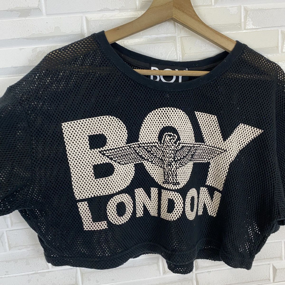 Boy London Boy London Mesh Crop Top Size M / US 6-8 / IT 42-44 - 4 Thumbnail