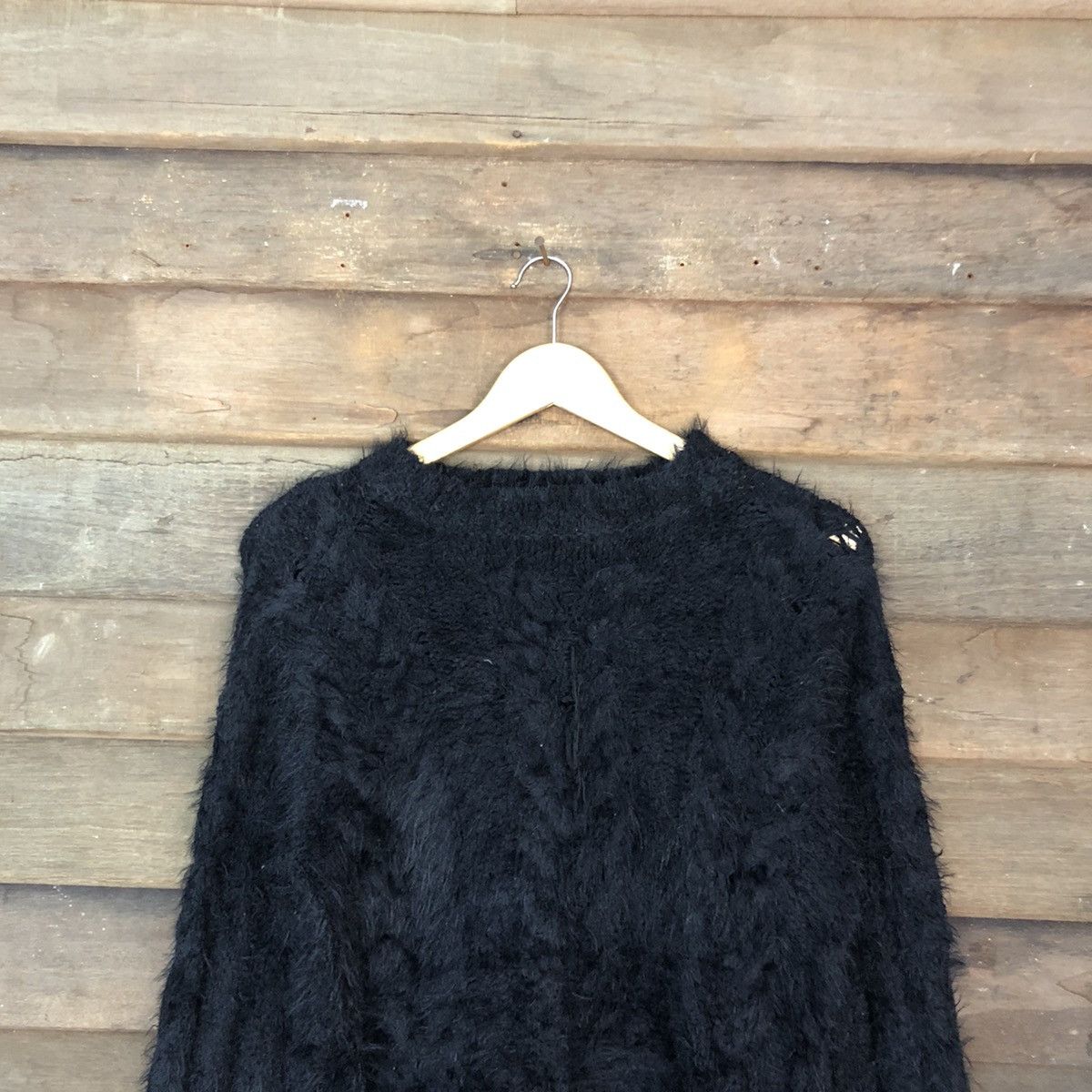 Homespun Knitwear DLL Nice Claup Mohair distressed shaggy fur Knitwear #c1110 Size M / US 6-8 / IT 42-44 - 2 Thumbnail