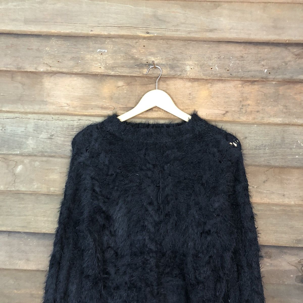 Homespun Knitwear DLL Nice Claup Mohair distressed shaggy fur Knitwear #c1110 Size M / US 6-8 / IT 42-44 - 9 Thumbnail