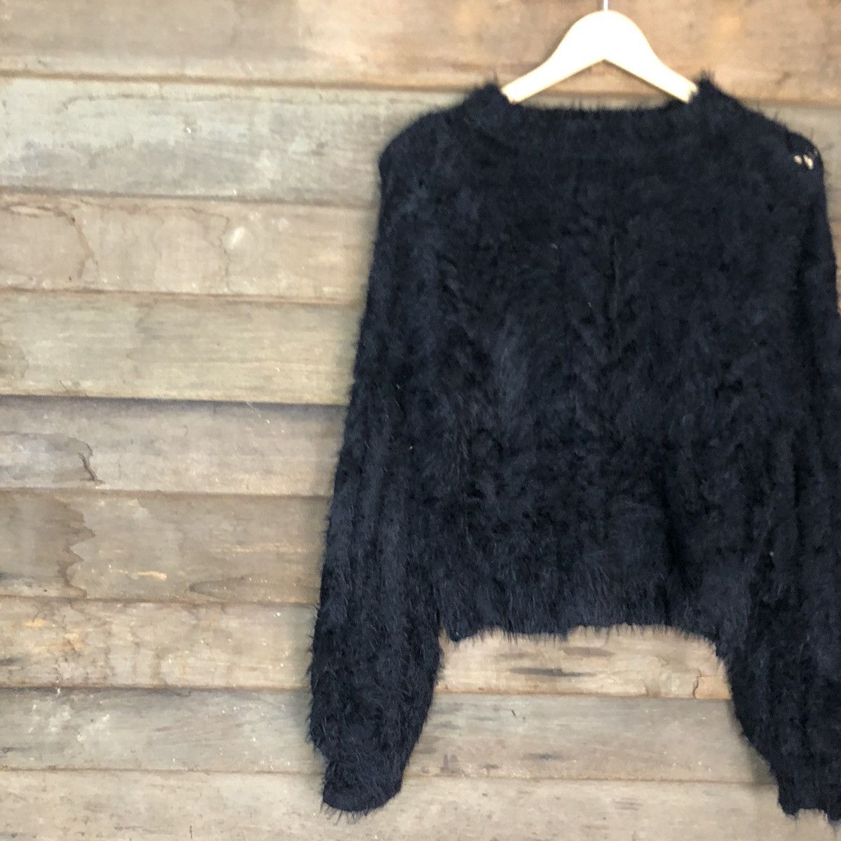 Homespun Knitwear DLL Nice Claup Mohair distressed shaggy fur Knitwear #c1110 Size M / US 6-8 / IT 42-44 - 7 Thumbnail