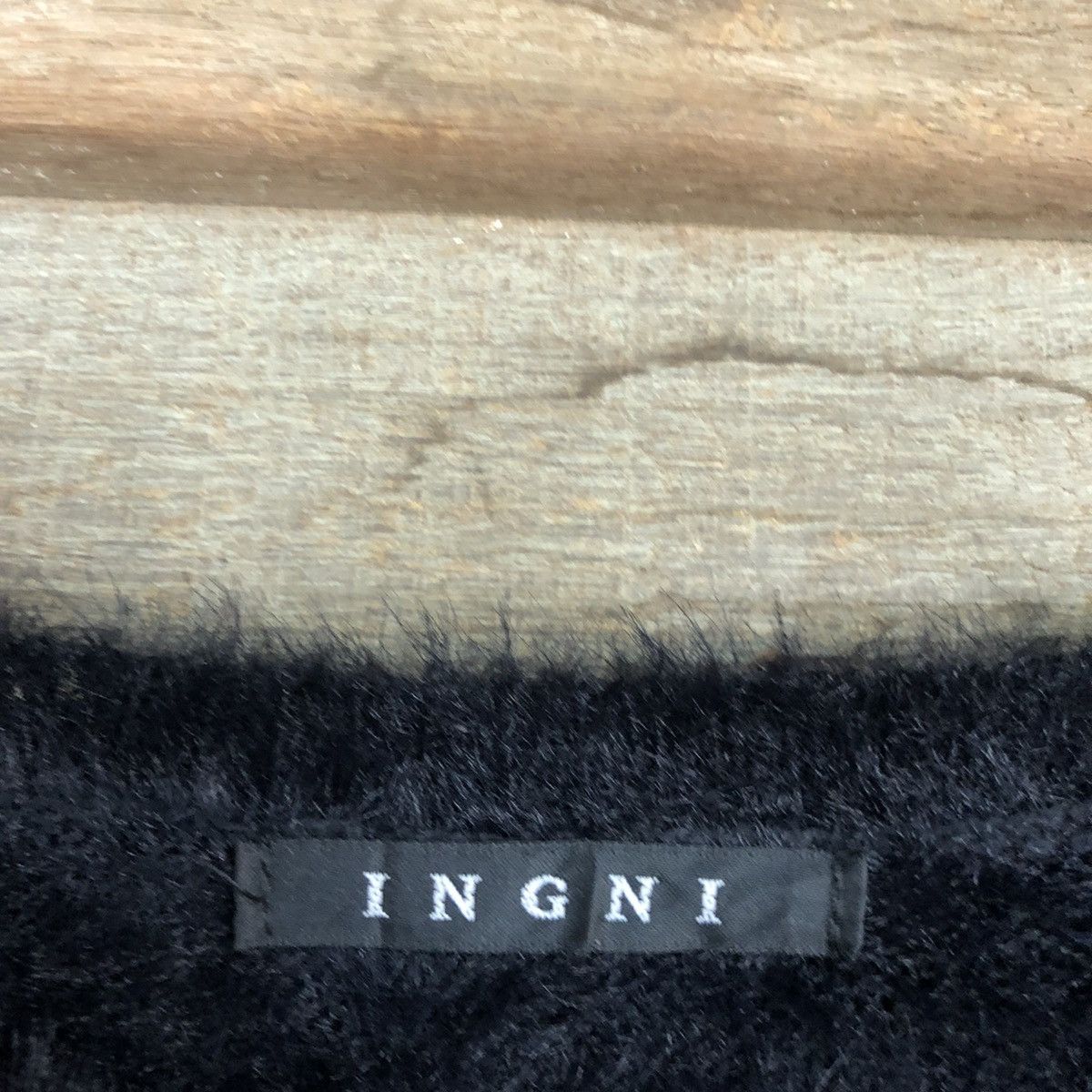 Homespun Knitwear DLL Igni Black Mohair fur Shag Shaggy Knitwear #c1105 Size M / US 6-8 / IT 42-44 - 10 Thumbnail