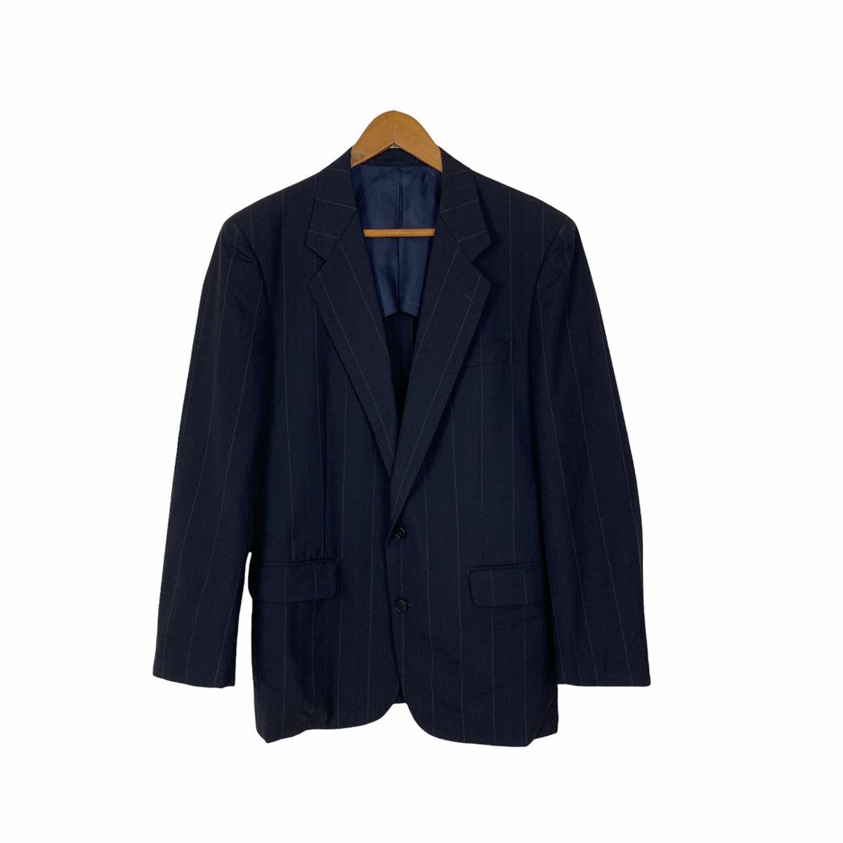 Blazer Homme Pierre Cardin Taille 44 Long - Laine & Cachemire, Vert/bleu à Carreaux, Occasion Excellent état