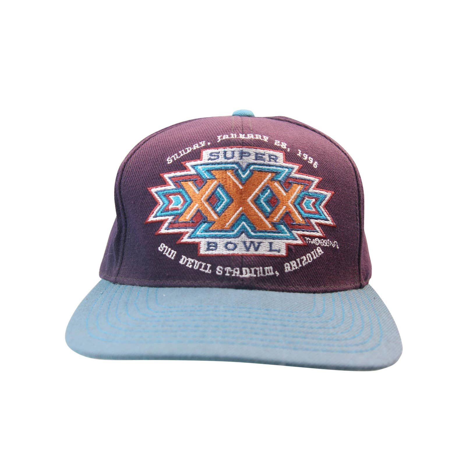 NFL × Vintage Vintage Super Bowl XXX Split Sun Faded Snapback Size ONE SIZE - 2 Thumbnail
