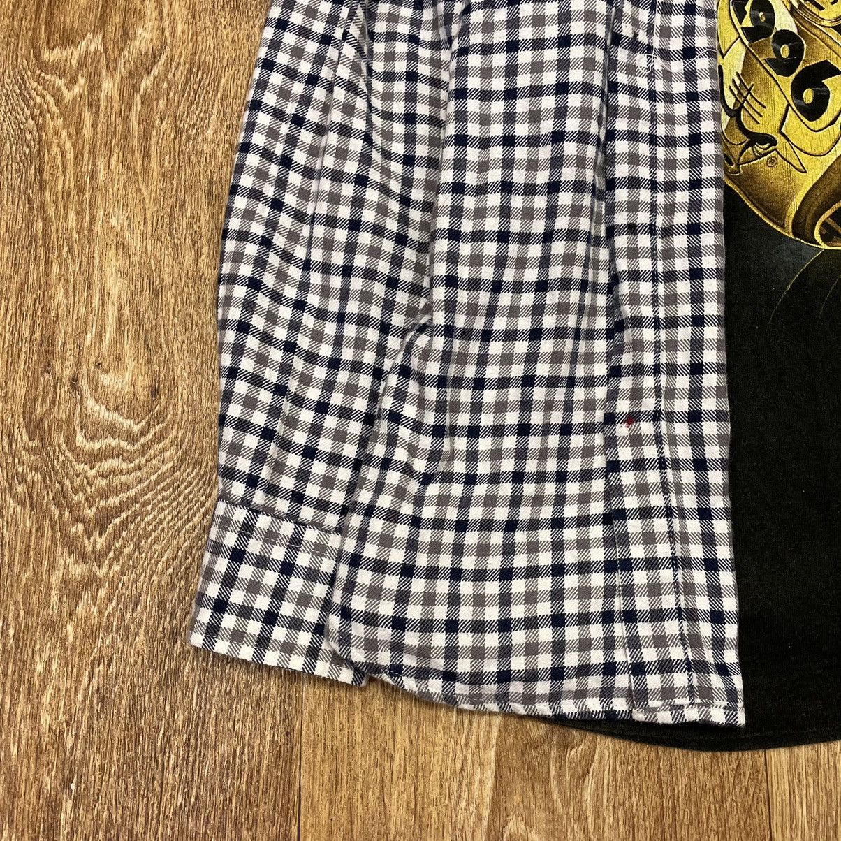 Vintage Vintage 90s Checkered Shirt Grunge Skate Black Thrashed S Size US S / EU 44-46 / 1 - 3 Thumbnail