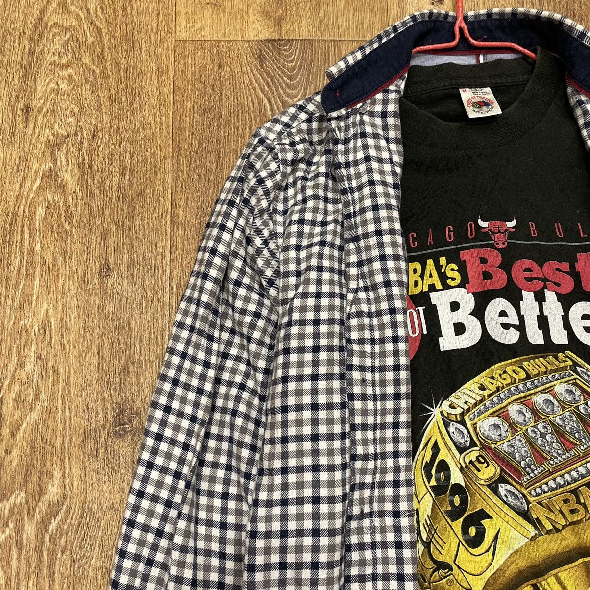Vintage Vintage 90s Checkered Shirt Grunge Skate Black Thrashed S Size US S / EU 44-46 / 1 - 4 Thumbnail