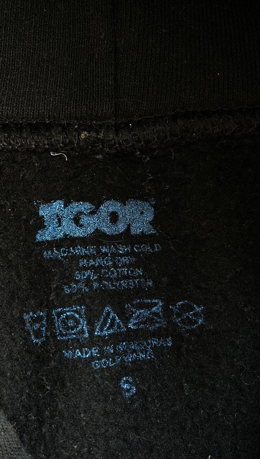 Golf Wang Golf Wang Igor Puppet Logo Hoodie Black Small 🧊Tyler Cherry Size US S / EU 44-46 / 1 - 4 Thumbnail