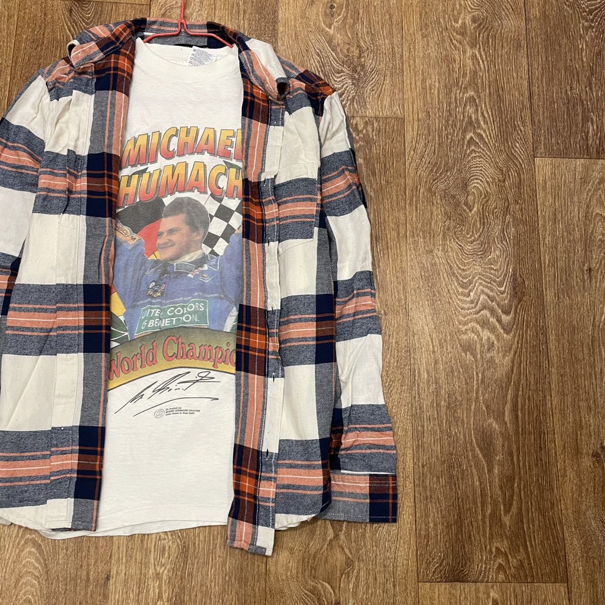Vintage Vintage 90s Plaid Shirt Oversized Streetwear Grunge Workwear Size US M / EU 48-50 / 2 - 3 Thumbnail